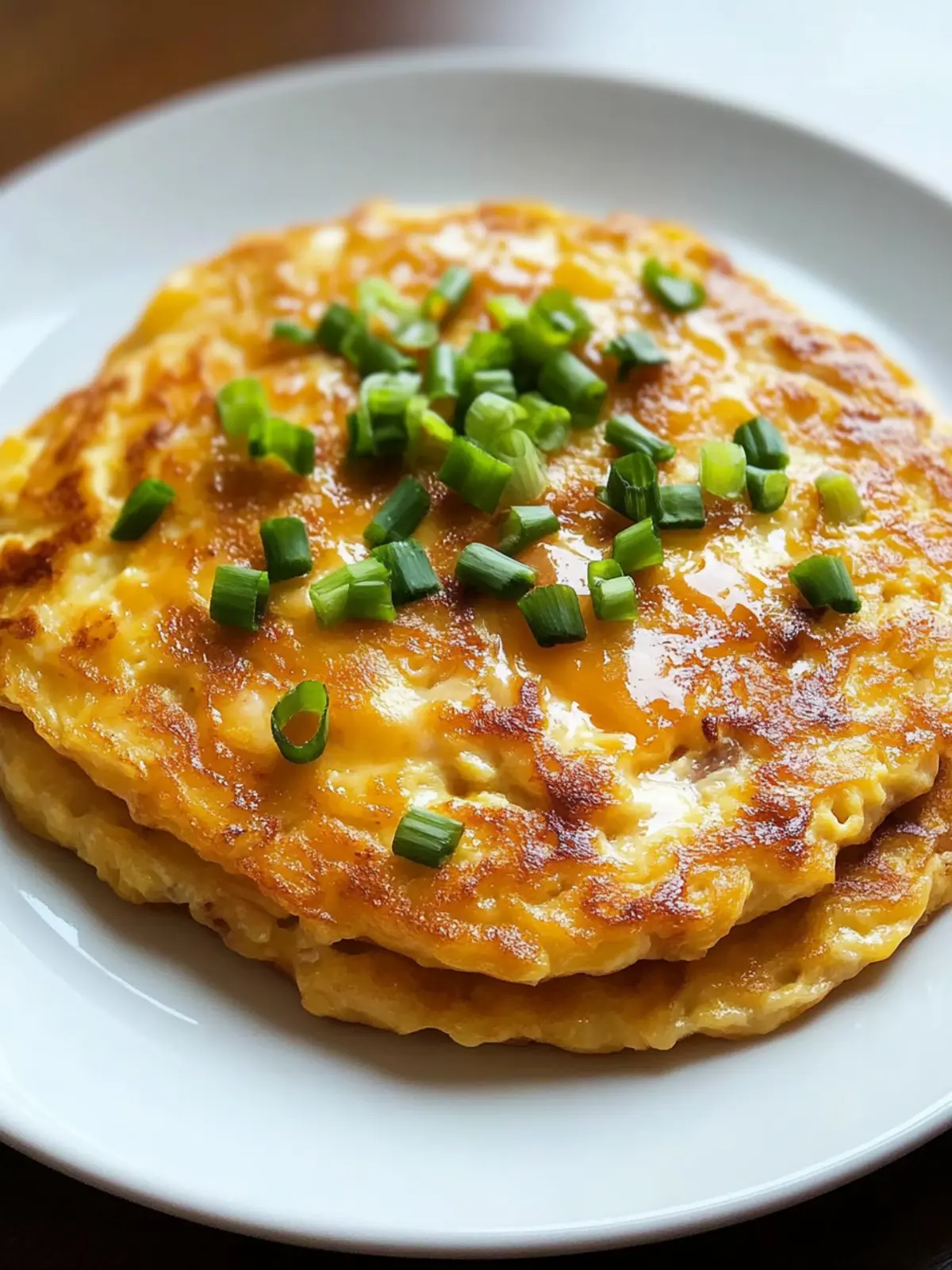 Delicious Egg Foo Young with Pork and Shrimp Surprise