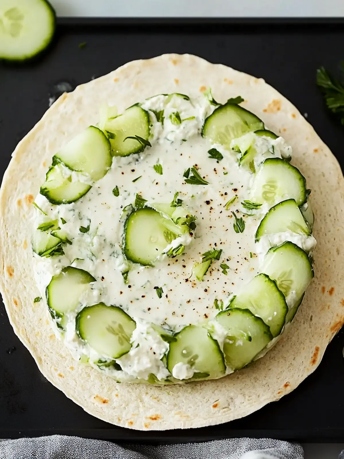 Easy 3-Ingredient Cucumber Boursin Wrap for Quick Delight 3 3-Ingredient Cucumber Boursin Wrap