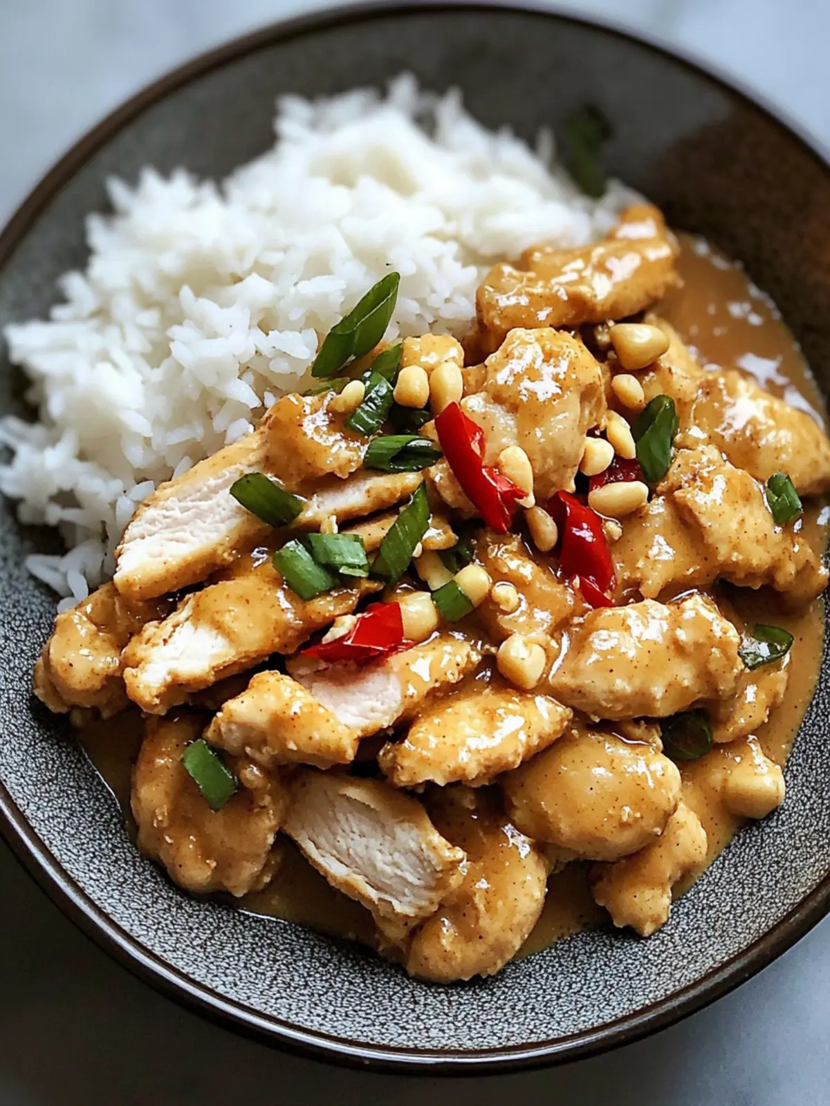 Chinese Peanut Butter Chicken