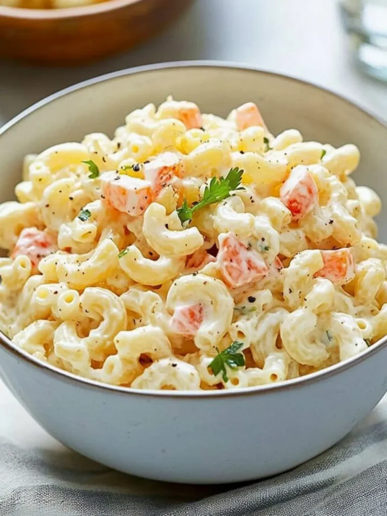 Delicious Macaroni Salad Recipe for Picnics and BBQs 2 Macaroni Salad Recipe