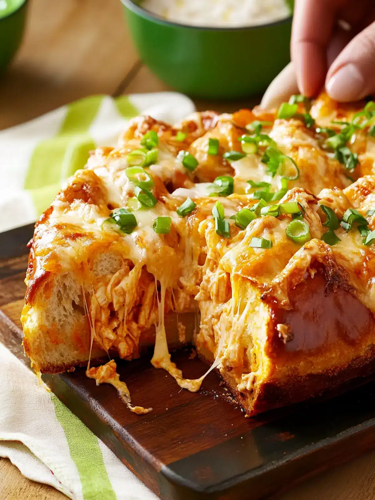 Buffalo Chicken Pull-Apart Bread: Your New Game Day Favorite 4 Buffalo Chicken Pull-Apart Bread