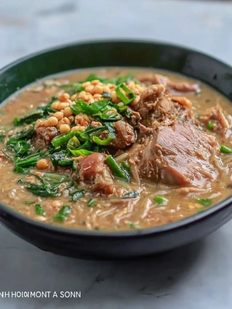 Pork Hock and Mung Beans with Vermicelli: Cozy Filipino Bliss 4 Pork Hock and Mung Beans with Vermicelli (Ginisang Monggo with Pata at Sotanghon)