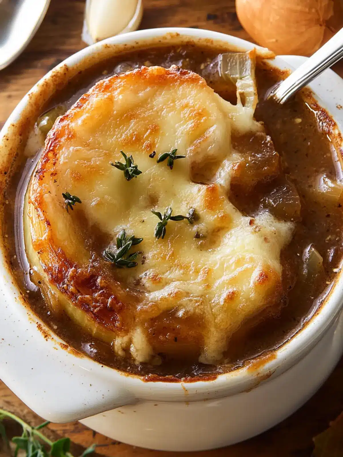 Irresistible French Onion Soup with Savory Vegetarian Twist 2 French Onion Soup