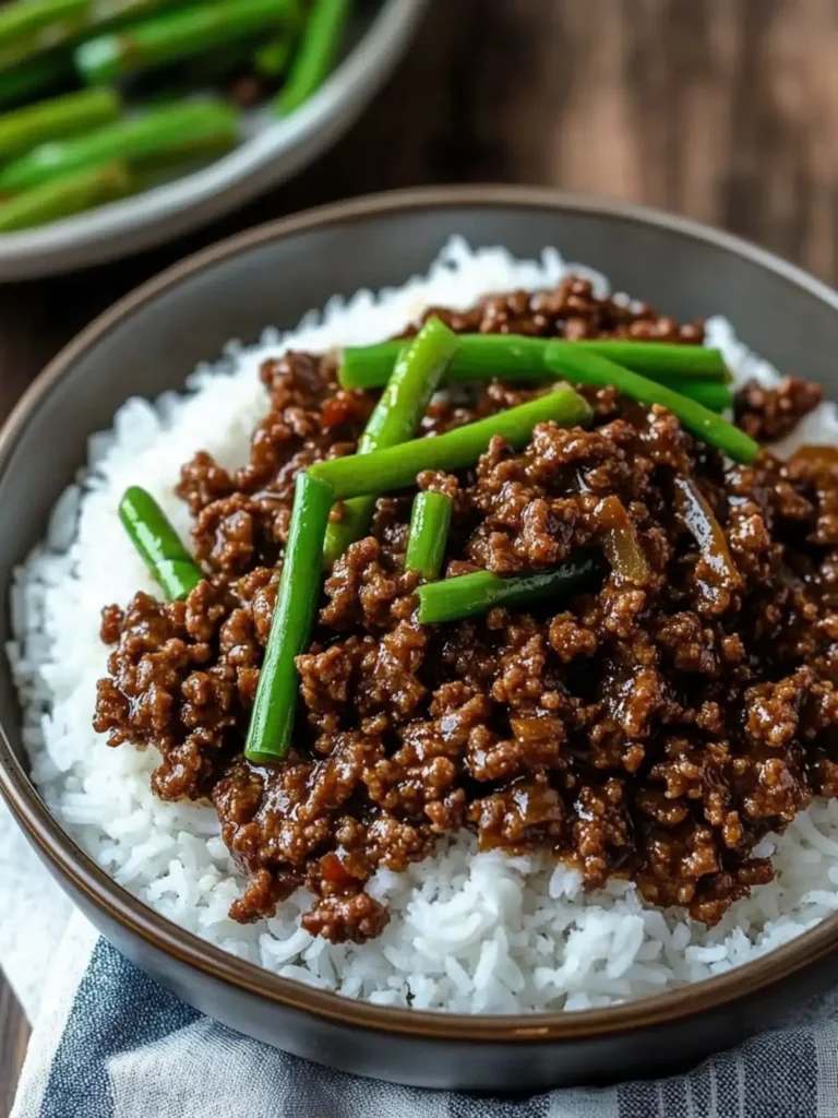 Quick and Tasty Easy Mongolian Ground Beef Recipe at Home 3 Easy Mongolian Ground Beef Recipe