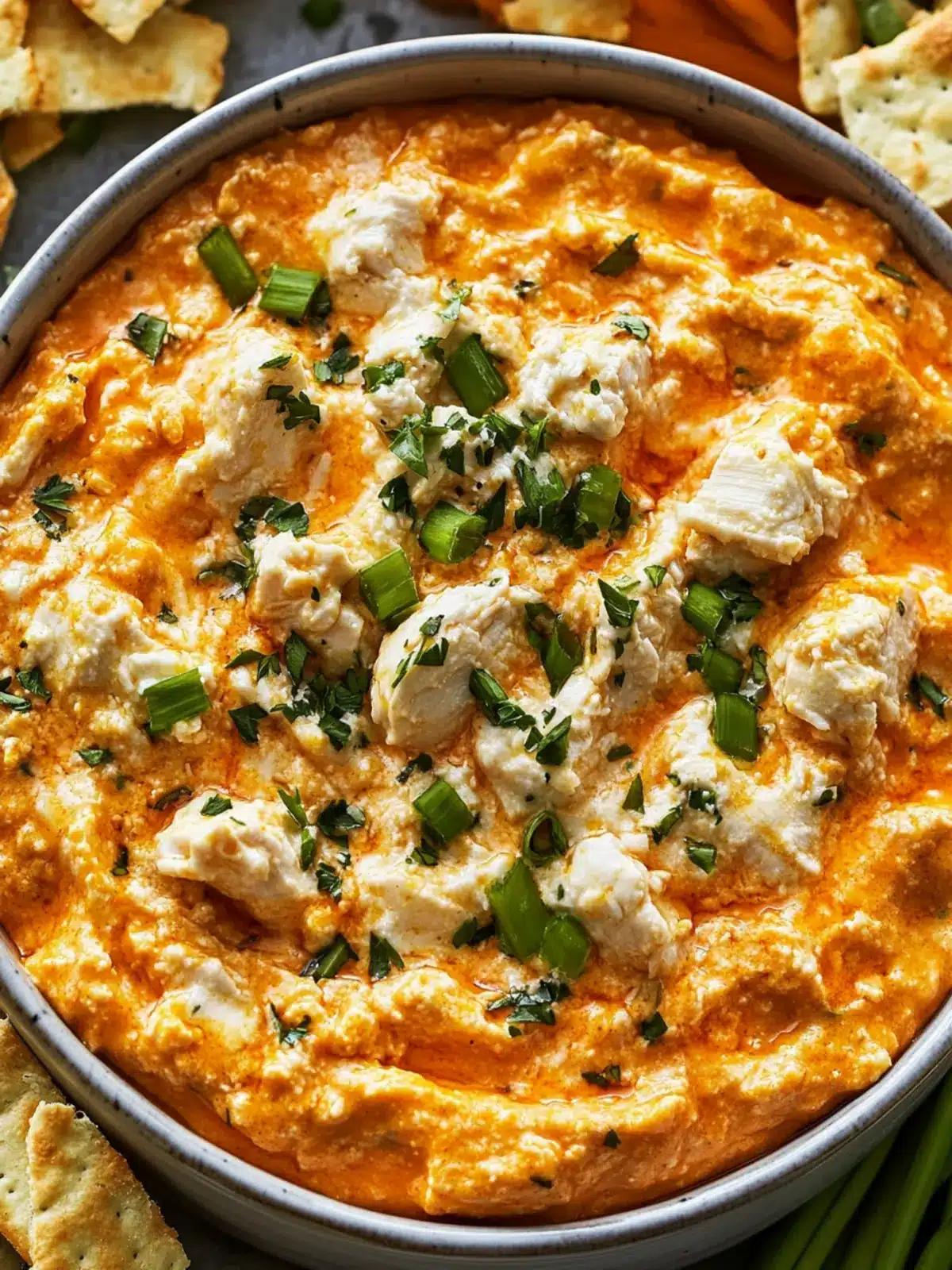 Crockpot Buffalo Chicken Dip