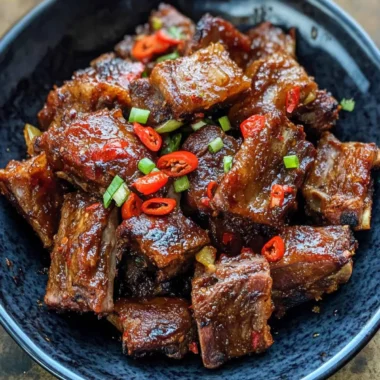 Spicy Pork Ribs Adobo