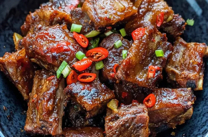 Spicy Pork Ribs Adobo