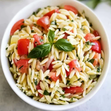 Zesty Easy Lemon Orzo Pasta Salad for a Fresh Taste Adventure 9 Easy Lemon Orzo Pasta Salad