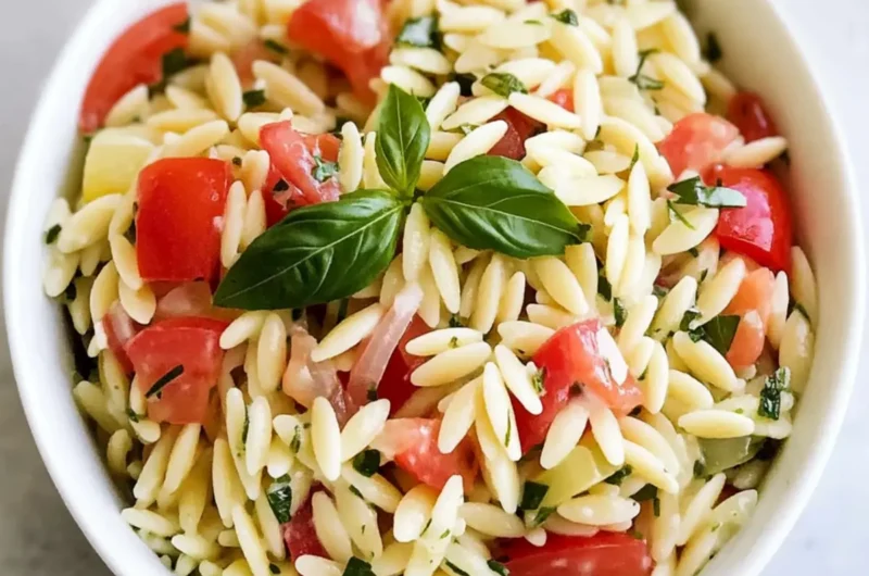 Easy Lemon Orzo Pasta Salad