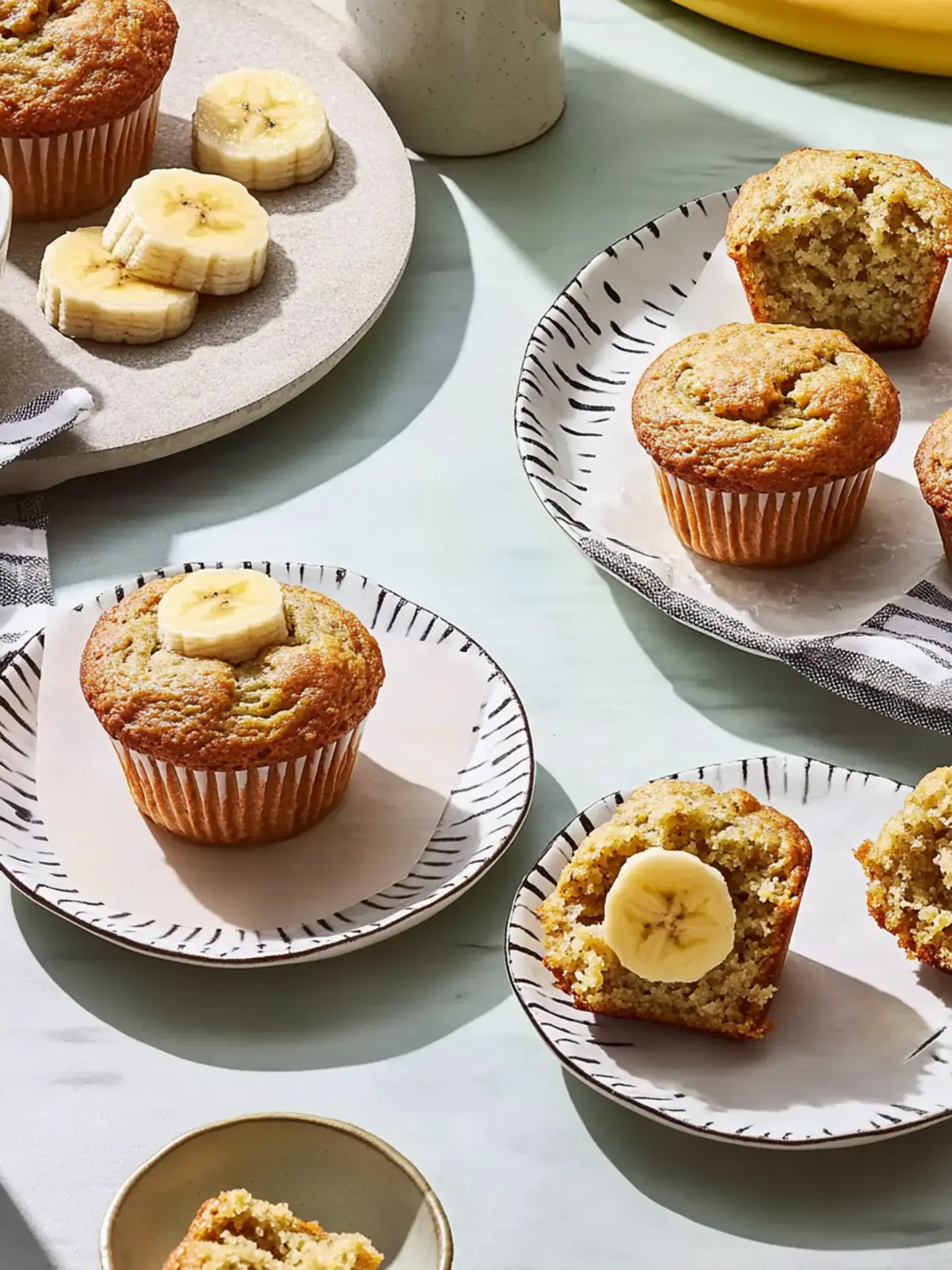Irresistibly Soft Banana Muffins for a Cozy Morning Treat 2 Banana Muffins