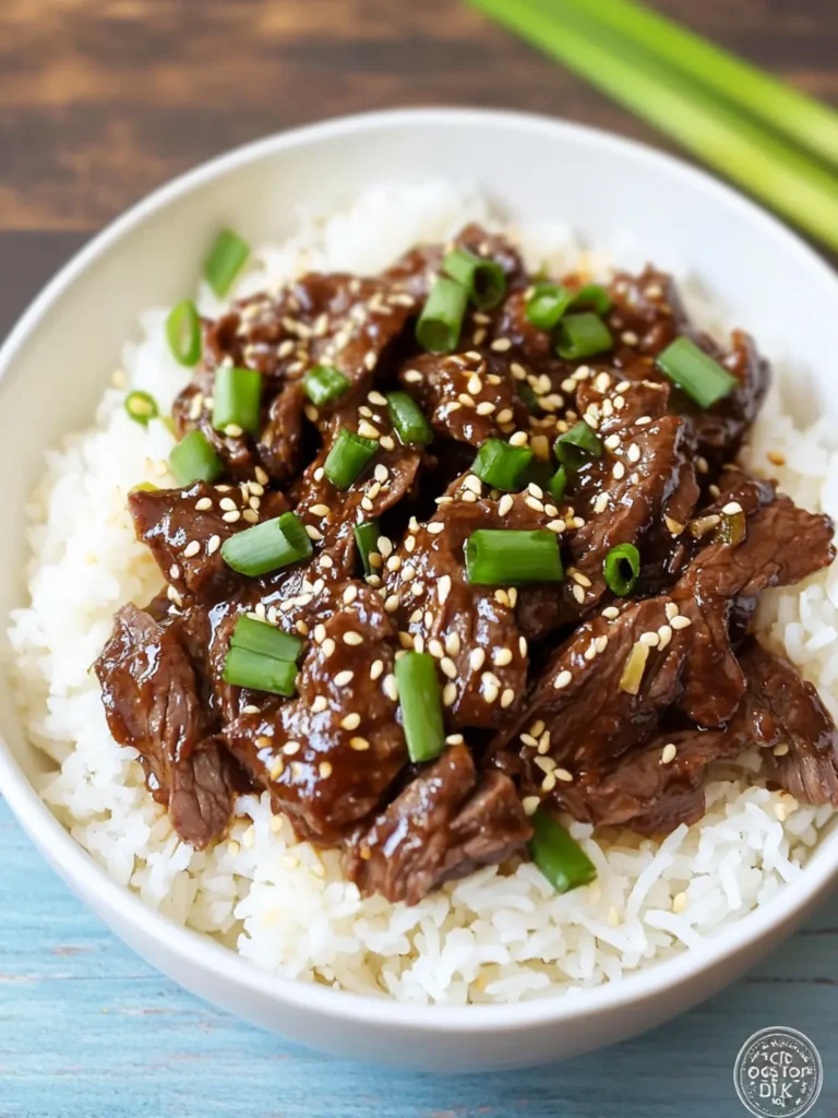 Slow Cooker Korean Sesame Garlic Beef