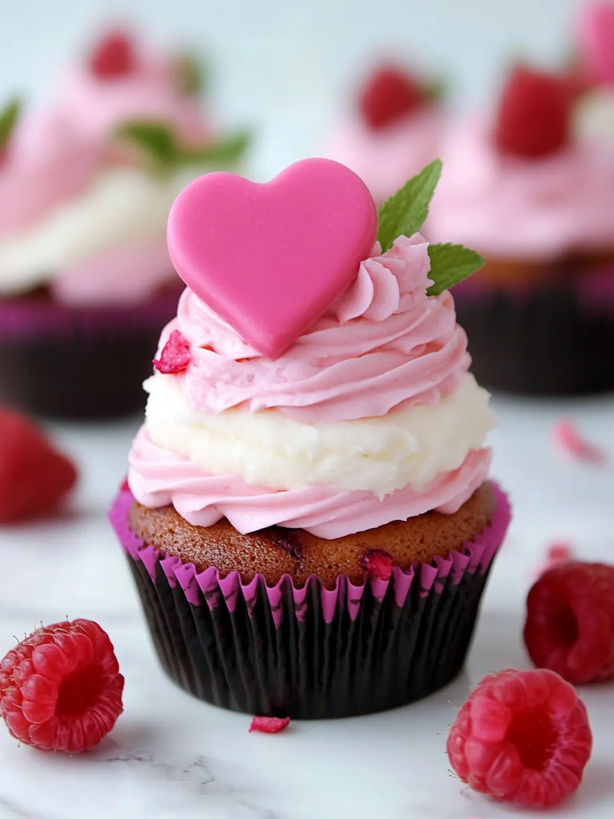 Irresistible Valentine Raspberry Cream Filled Cupcakes Recipe 2 Valentine Raspberry Cream Filled Cupcake