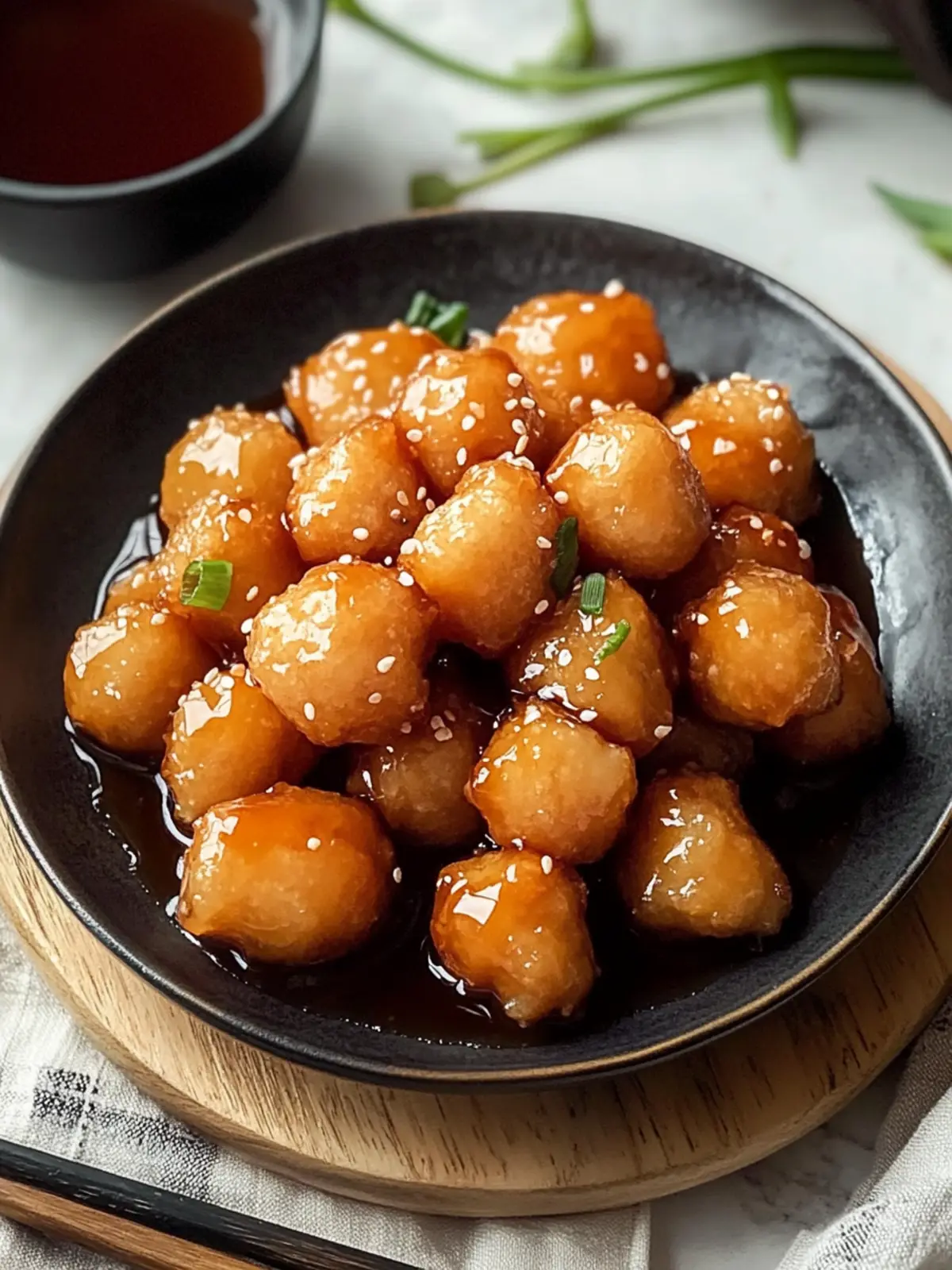 Crispy Chinese Chicken Balls With Sweet And Sour Sauce Bliss 2 Crispy Chinese Chicken Balls With Sweet And Sour Sauce Bliss