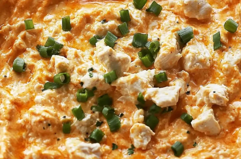 Crockpot Buffalo Chicken Dip