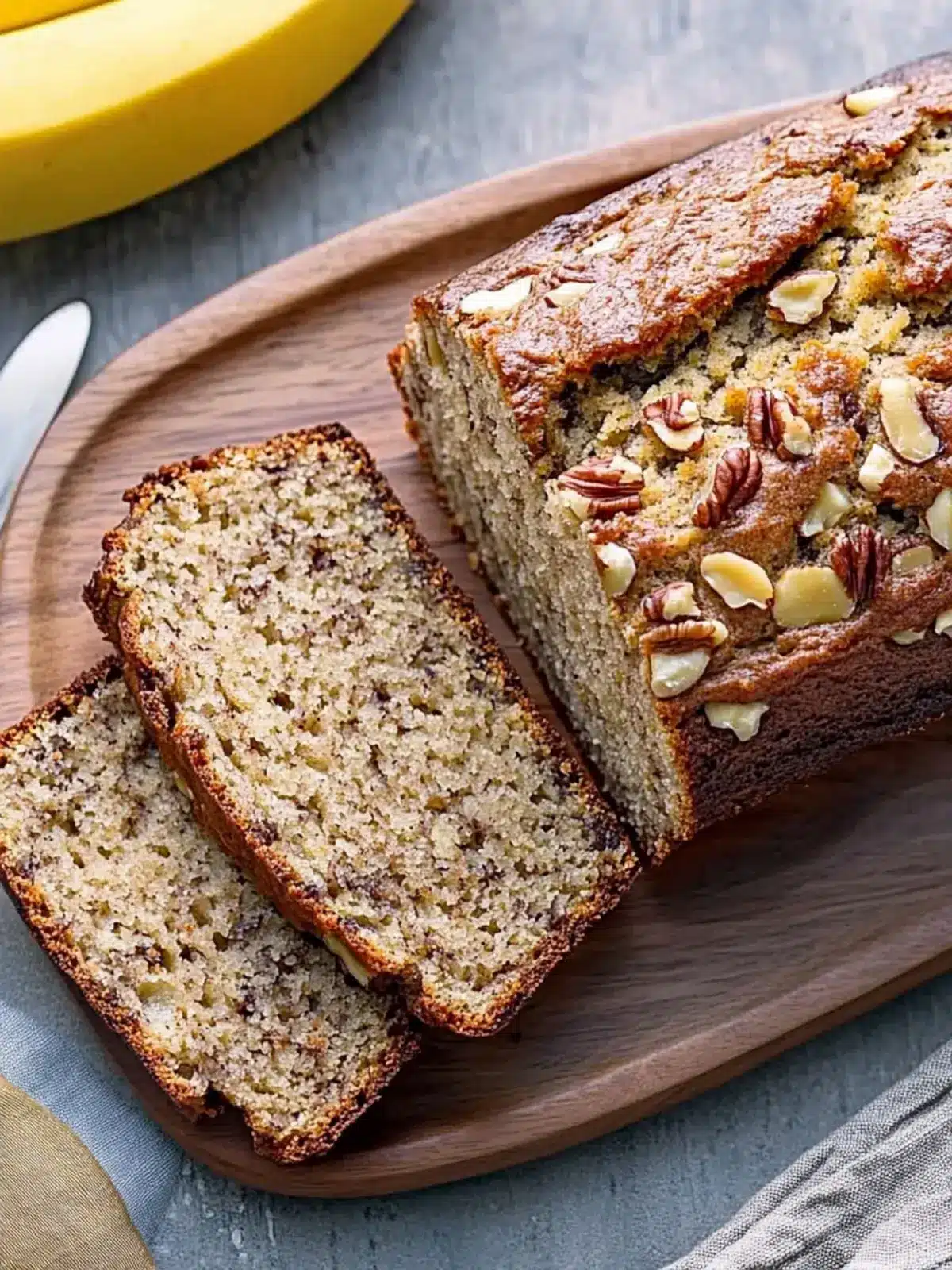 Irresistible Banana Nut Bread with Cream Cheese and Orange Twist 3 Banana Nut Bread