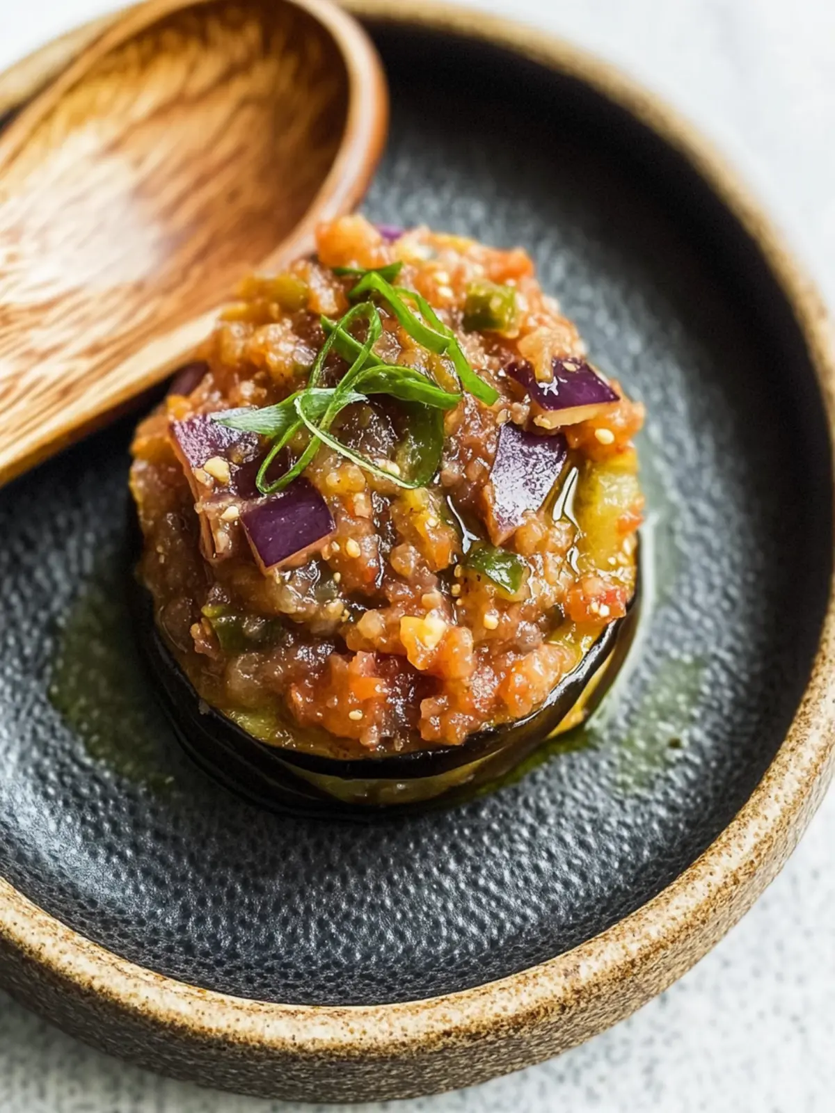 Delicious Japanese Eggplant Tartare: A Healthy Dip Delight