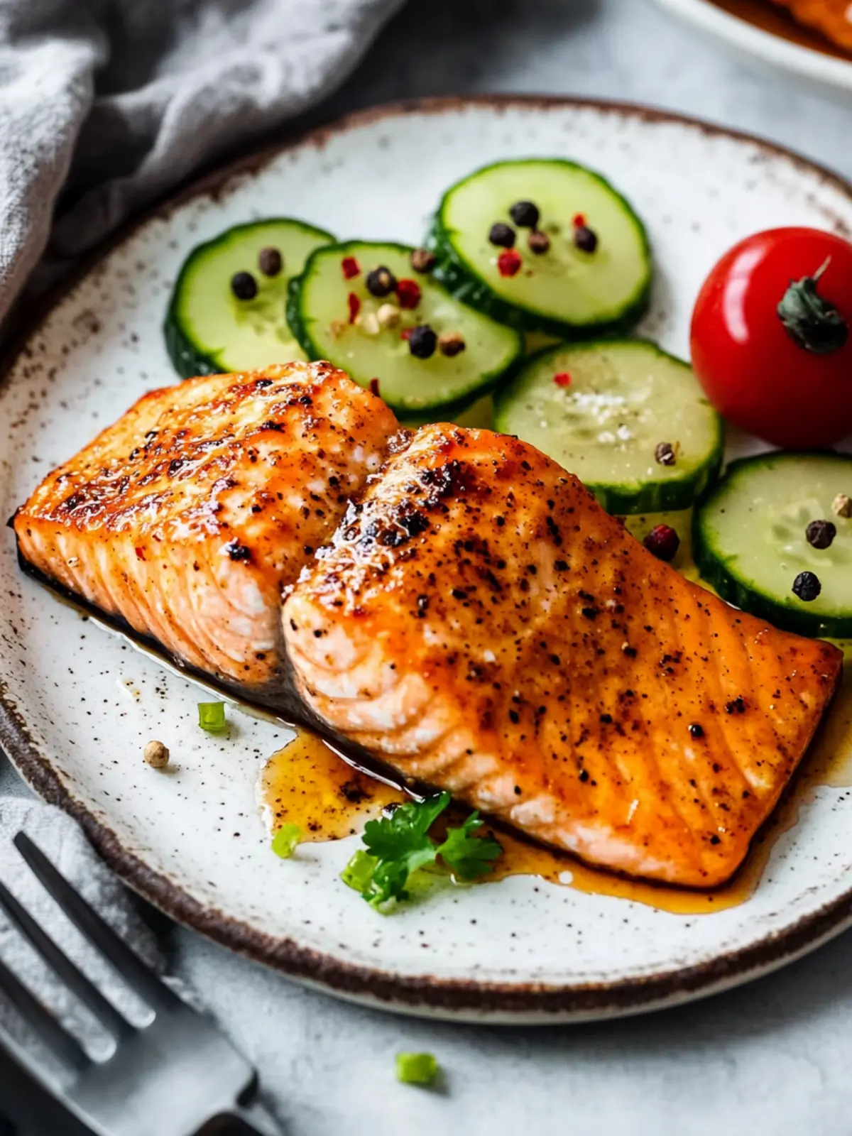 Baked Five Spice Salmon (30 minute meal!)