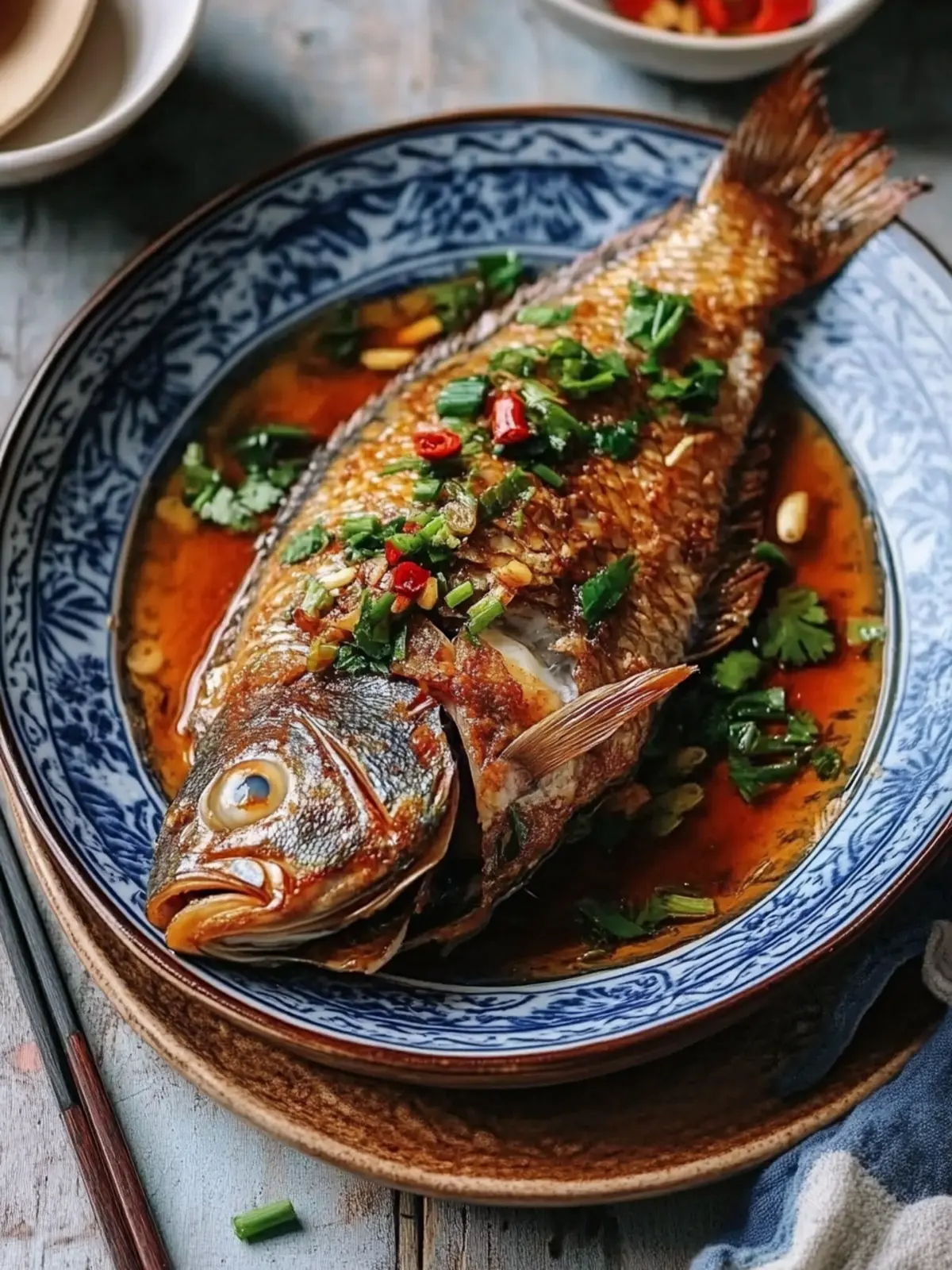 Pan Fried Fish: Chinese Whole Fish Recipe
