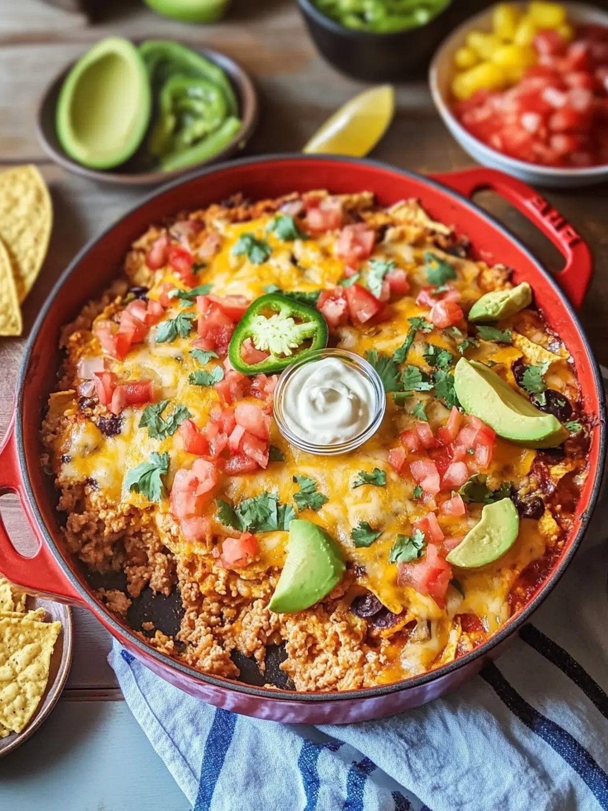 Easy Taco Casserole: Your Quick Fix for Flavorful Fun 2 Easy Taco Casserole