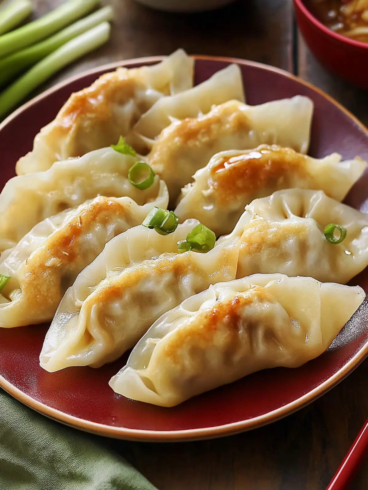 Asian Chicken Dumplings