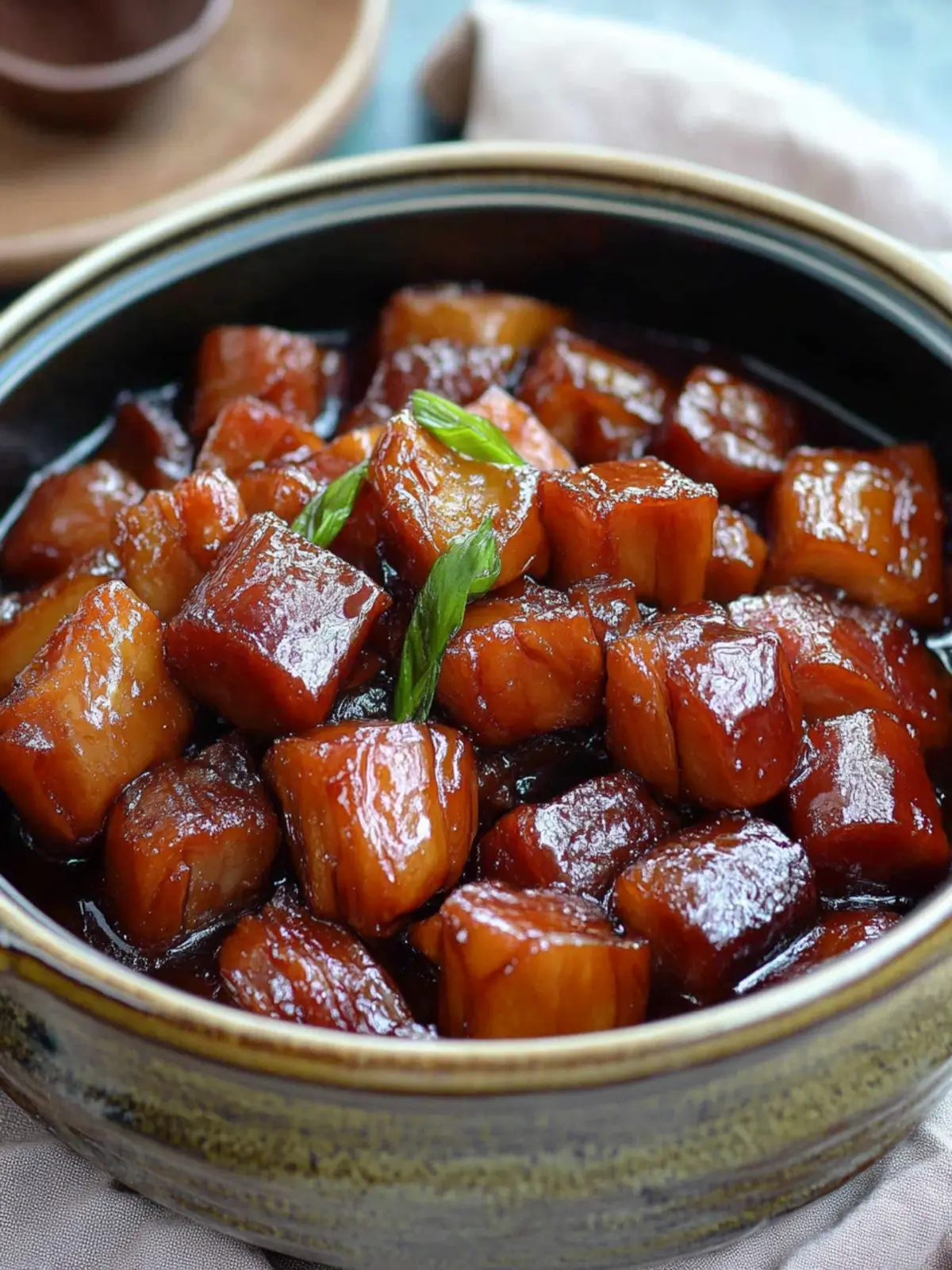 Braised Pork Belly (Hong Shao Rou/红烧肉), an Easy Version