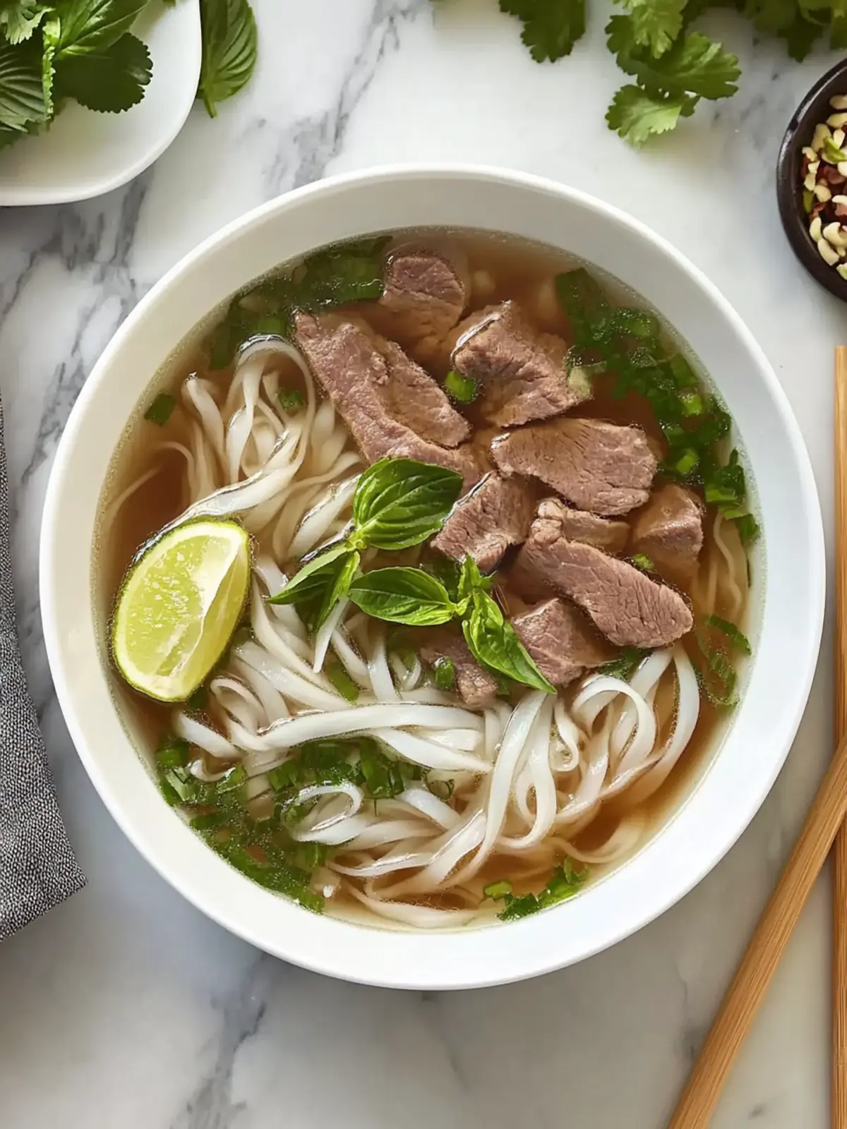 Pho (Vietnamese Noodle Soup)