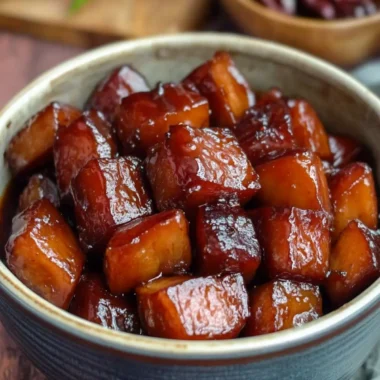 Braised Pork Belly (Hong Shao Rou/红烧肉), an Easy Version