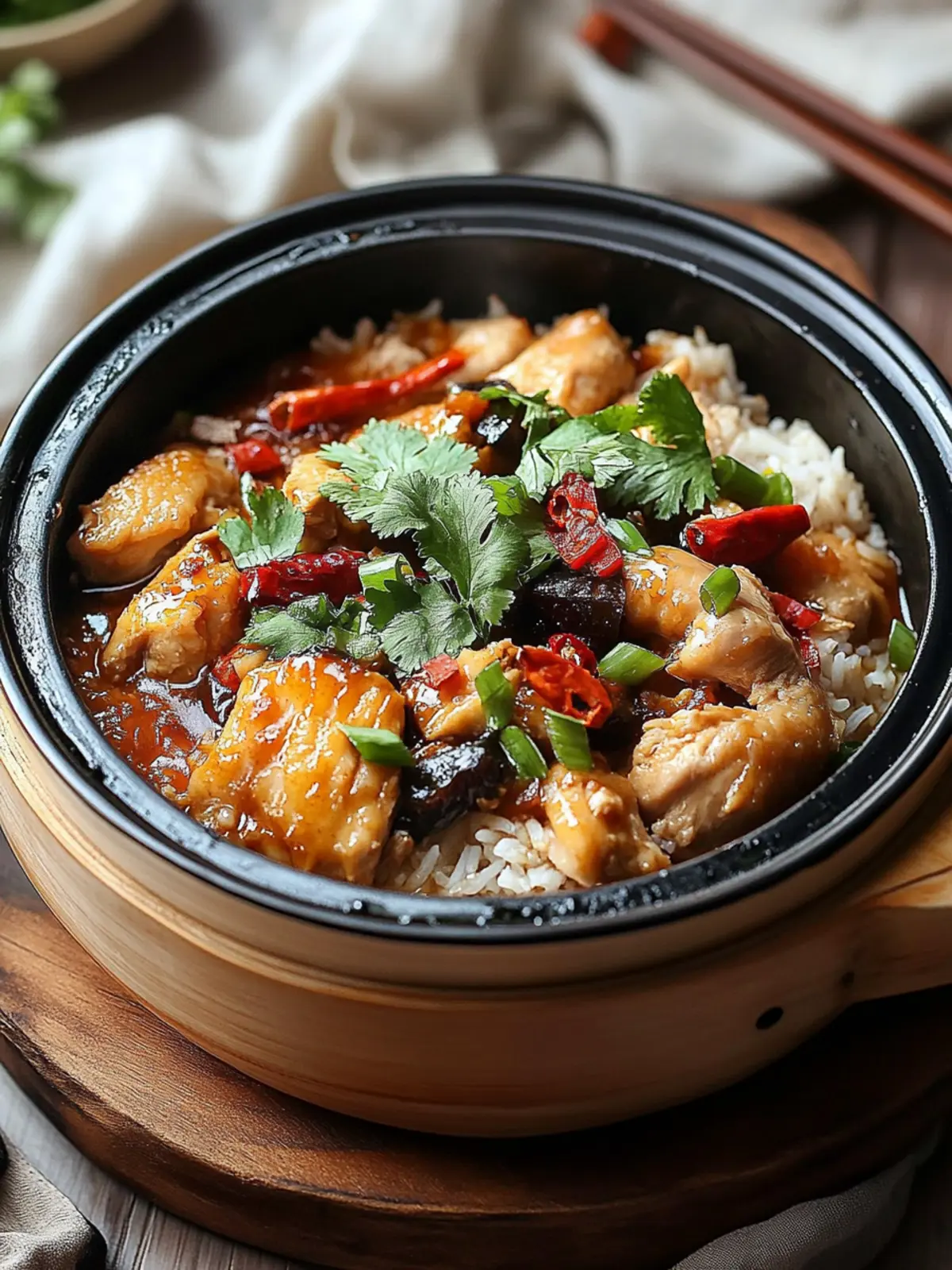 Chinese Clay Pot Chicken Rice