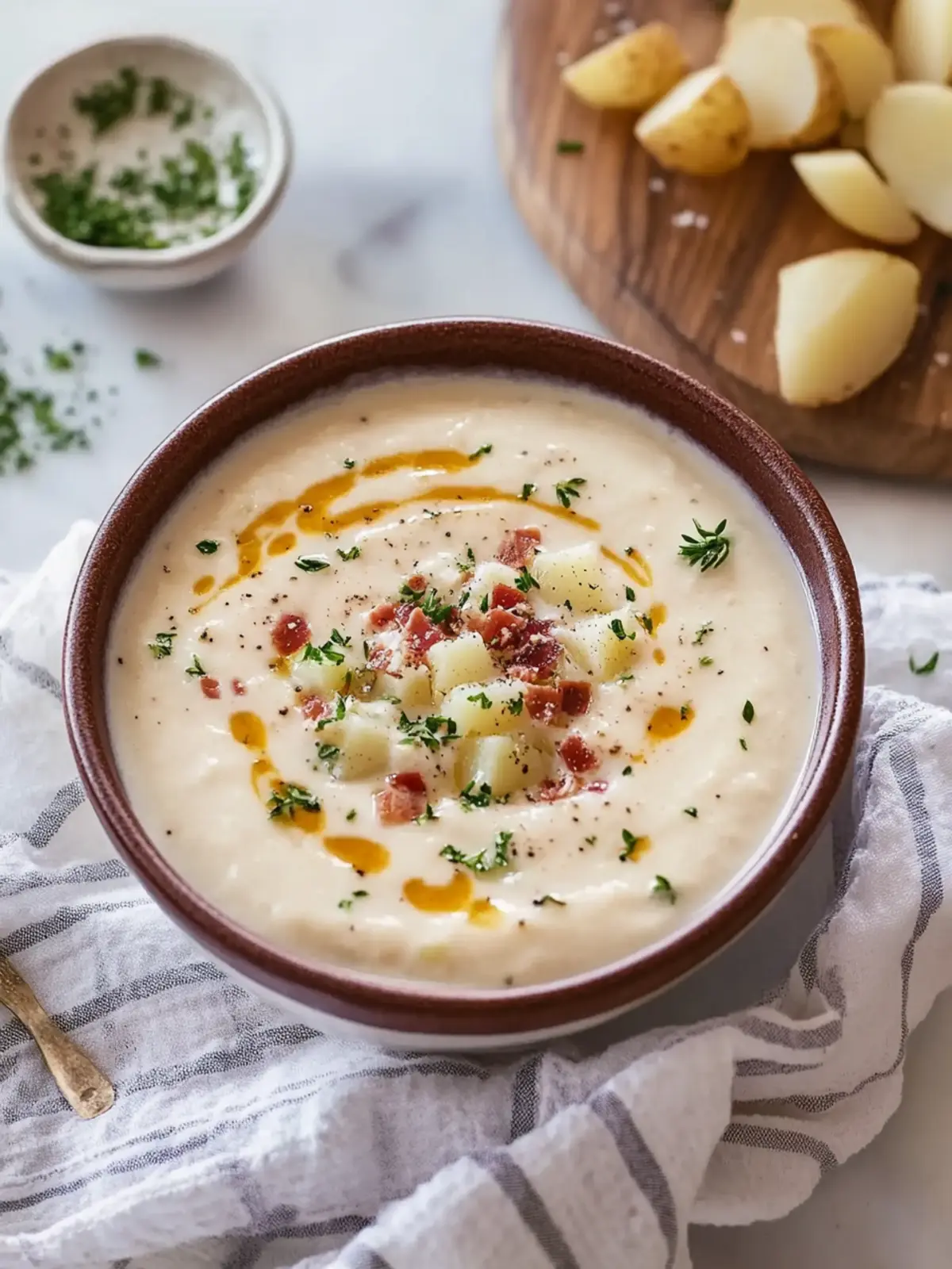 Panera's Cream Cheese Potato Soup