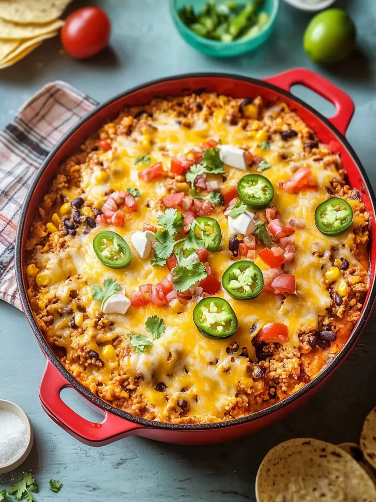 Easy Taco Casserole: Your Quick Fix for Flavorful Fun 4 Easy Taco Casserole