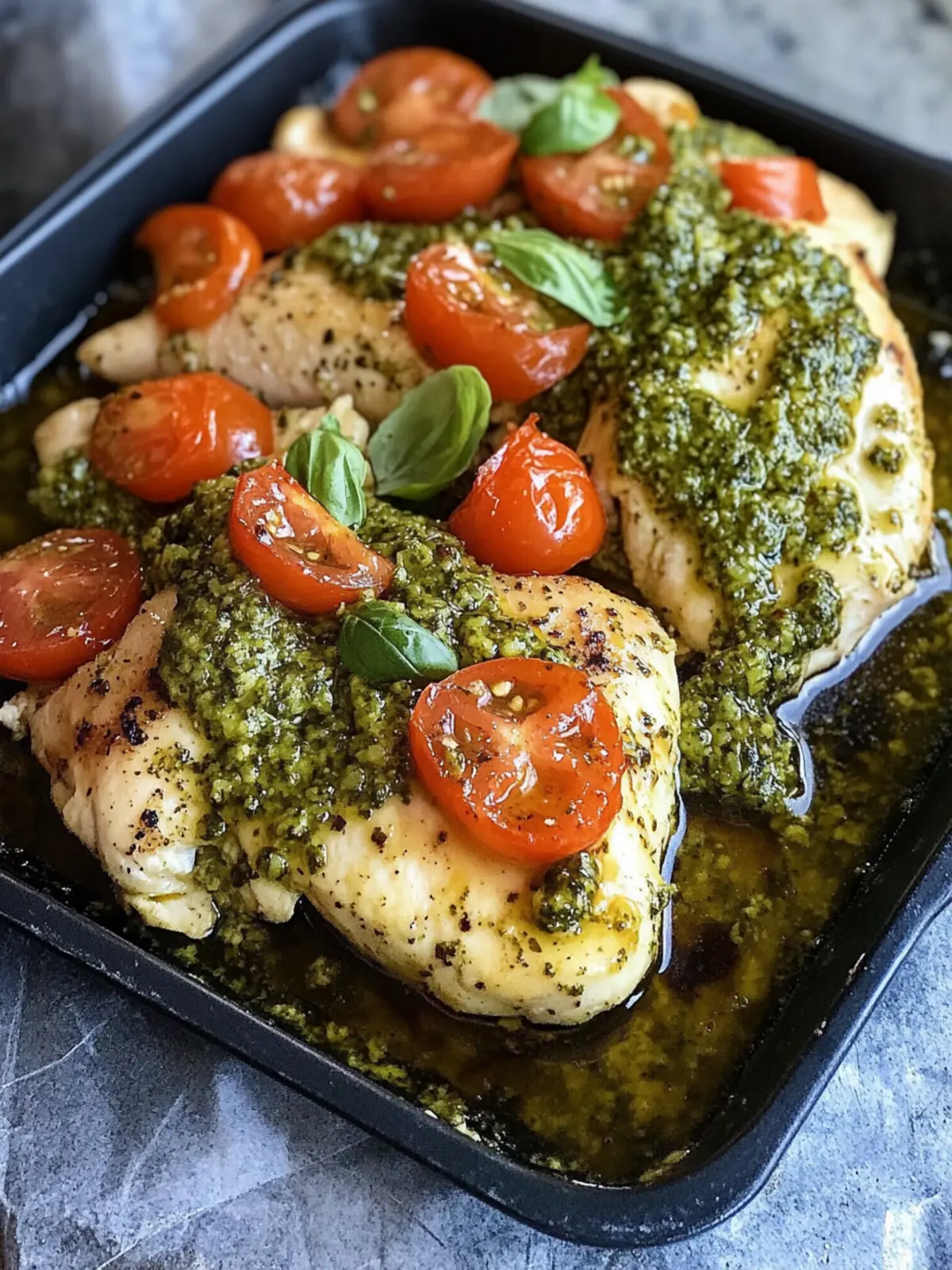 4 Ingredient Pesto Chicken: Quick, Flavorful Dinner Delight 5 4 Ingredient Pesto Chicken: Quick, Flavorful Dinner Magic
