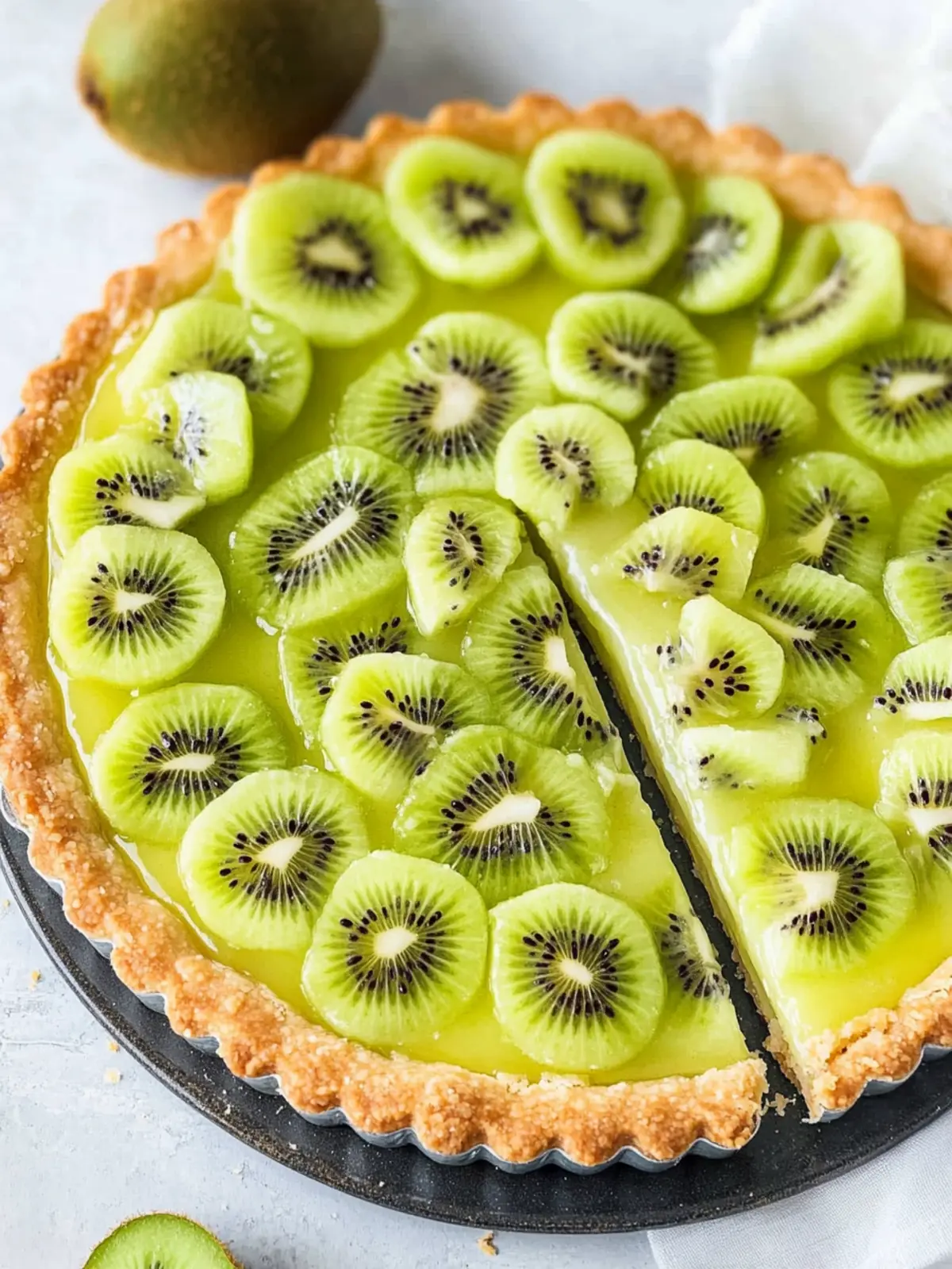 Zesty Kiwi Tart That Will Brighten Any Gathering 3 Kiwi Tart