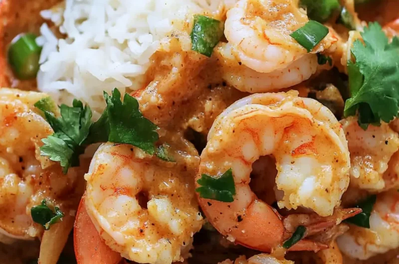 Spicy Garlic Shrimp With Coconut Rice