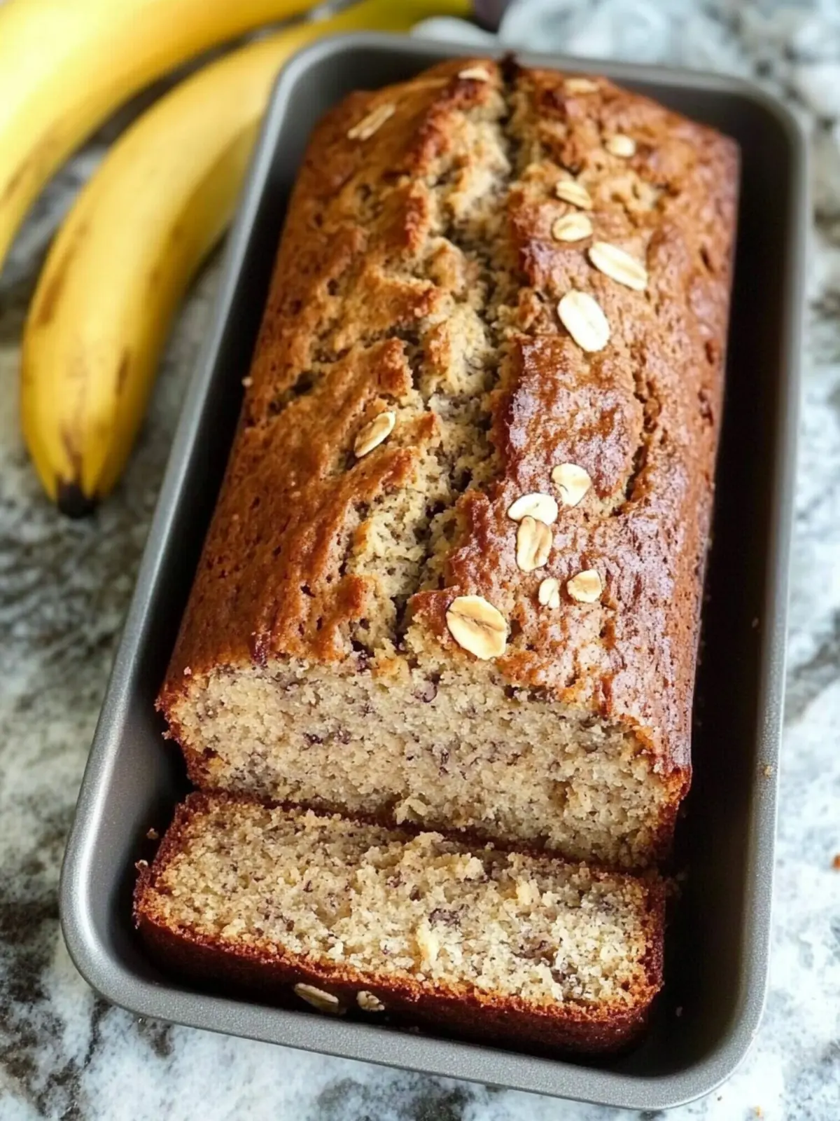 Tropical Easy Banana Bread Maui with Coconut Crunch 2 Easy Banana Bread Maui