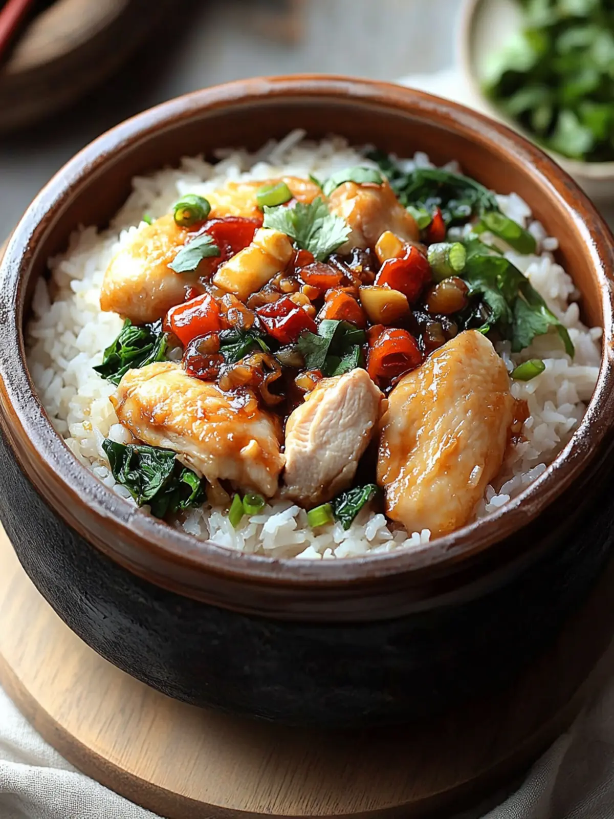 Chinese Clay Pot Chicken Rice