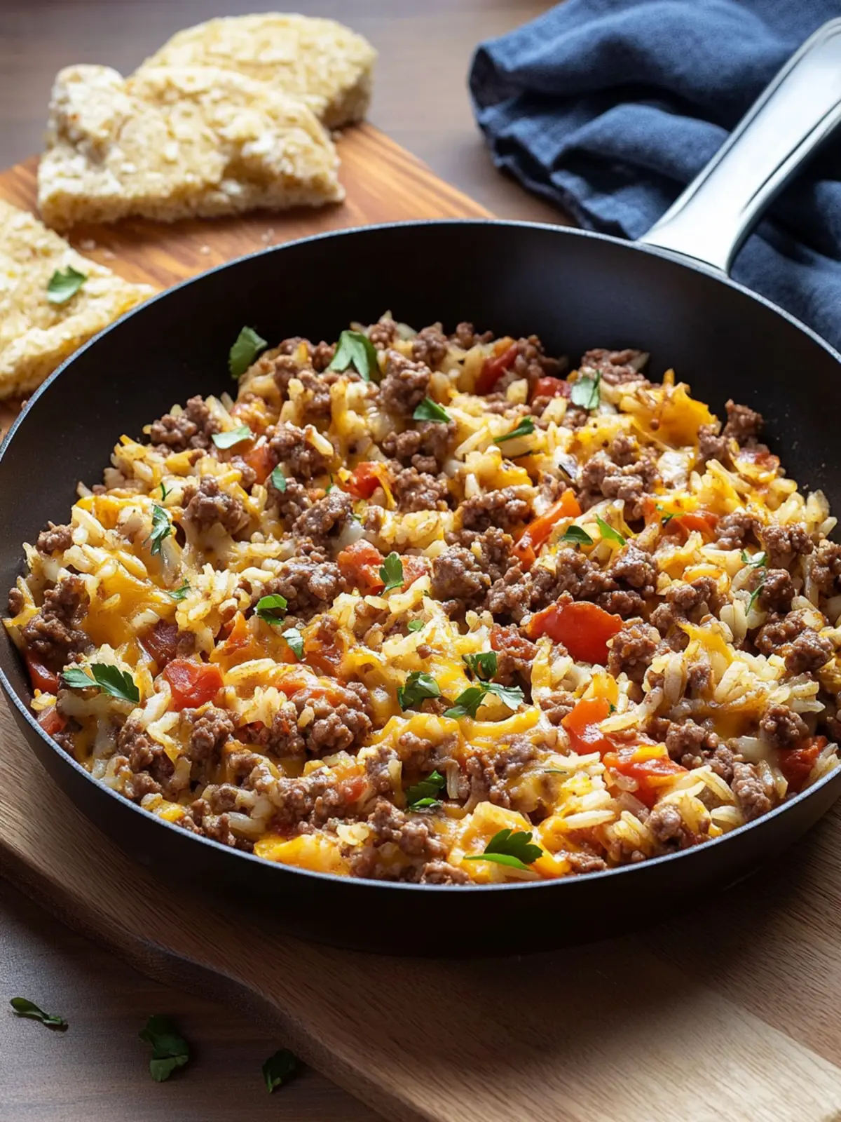 Savory Ground Beef and Rice Skillet for Cozy Weeknight Dinners 3 Ground Beef and Rice Skillet