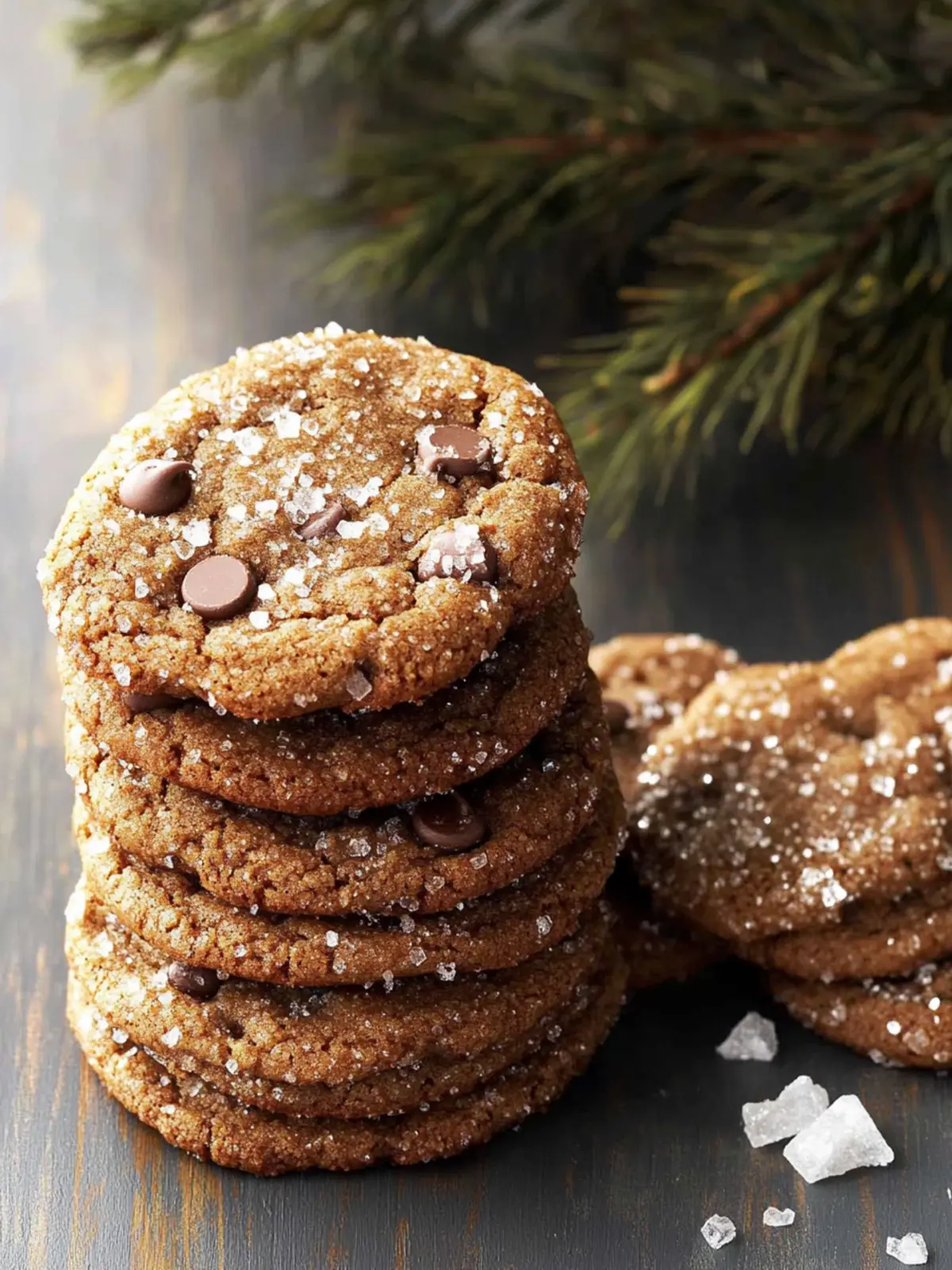 Crystallized Gingerbread Chocolate Chip Cookies for Cozy Moments 4 Crystallized Gingerbread Chocolate Chip Cookies