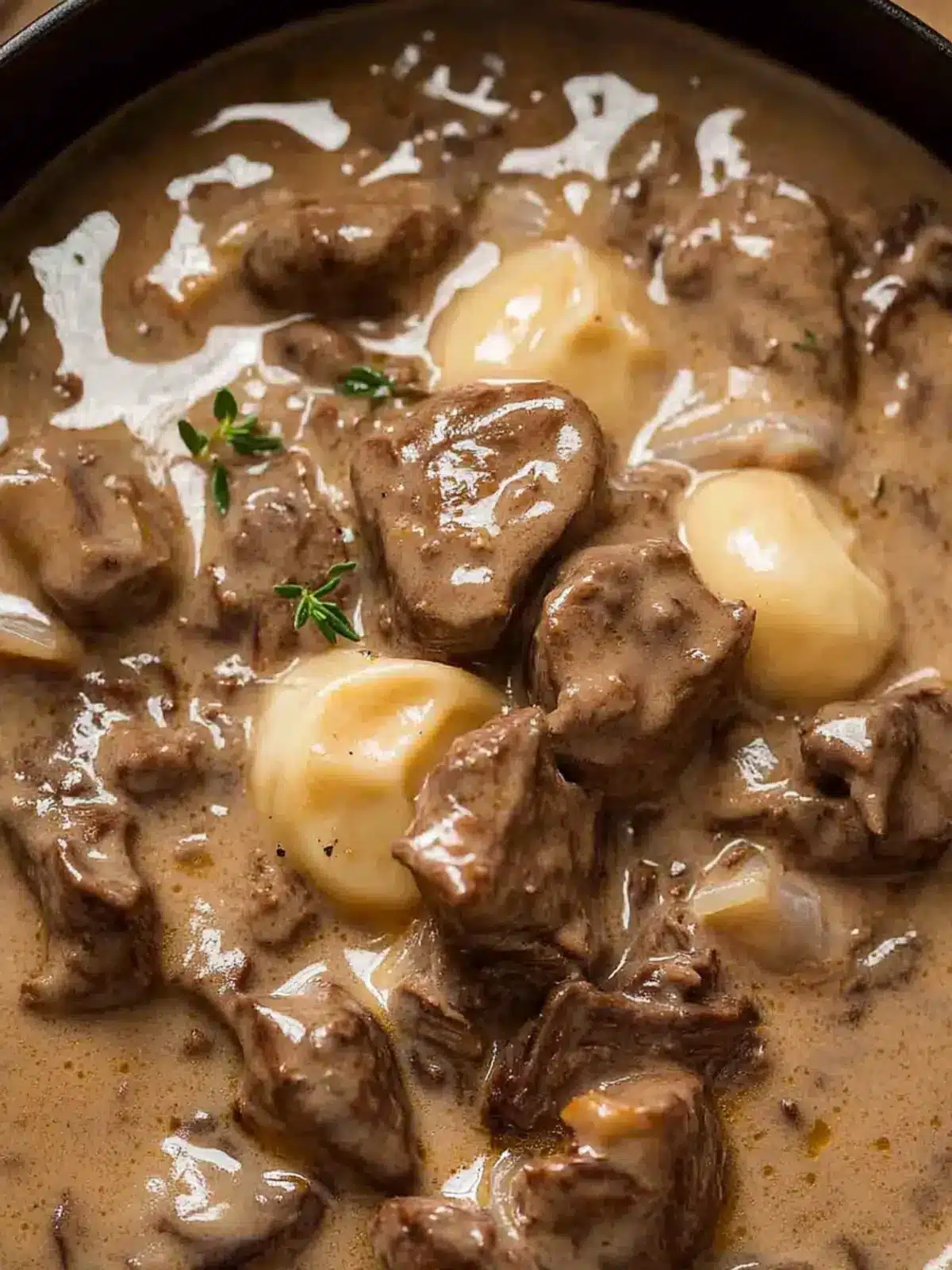Savory Slow Cooker Beef Stroganoff Stew You'll Crave Daily 4 Slow Cooker Beef Stroganoff Stew