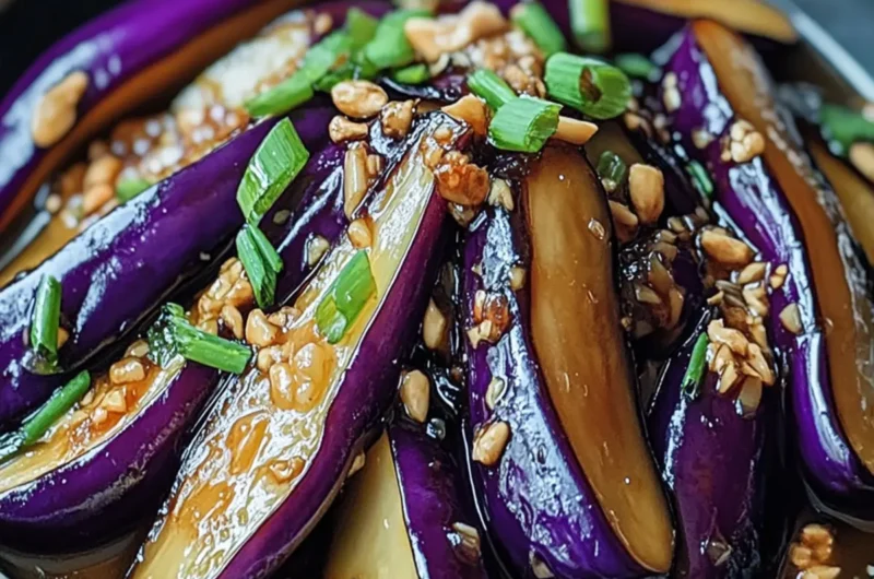 Delicious Chinese Eggplant with Garlic Sauce in 30 Minutes