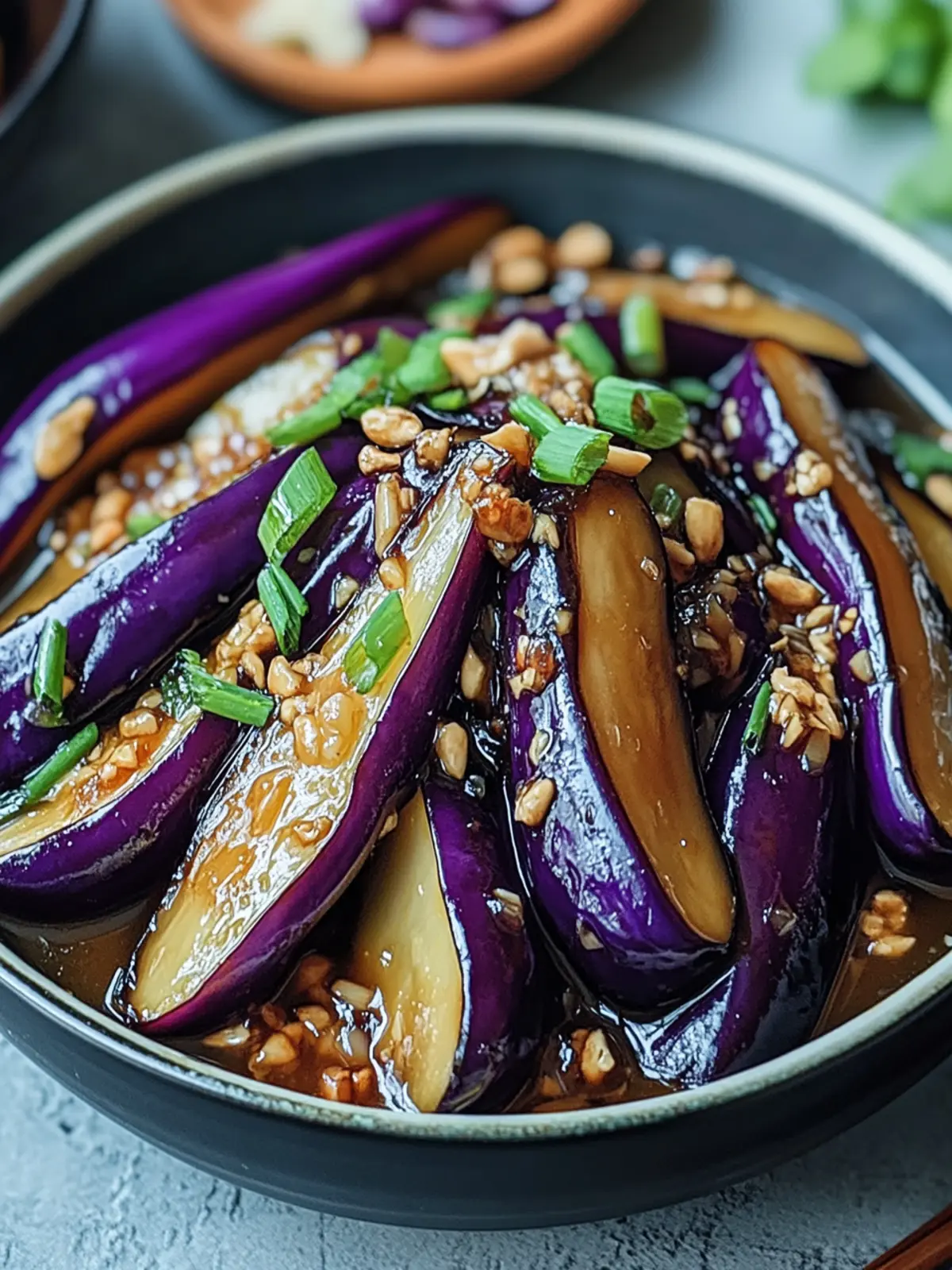 Delicious Chinese Eggplant with Garlic Sauce in 30 Minutes