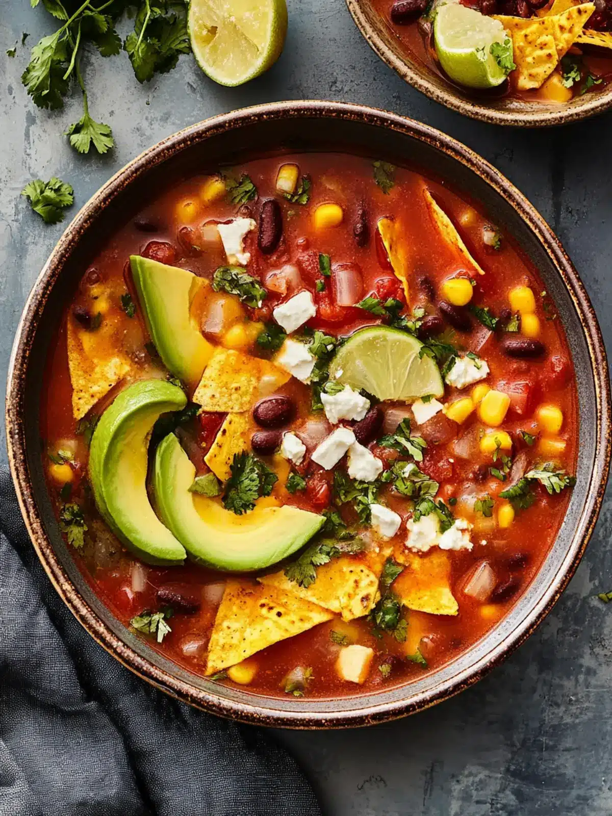 Delicious Vegetarian Tortilla Soup Perfect for Cozy Nights 2 Vegetarian Tortilla Soup