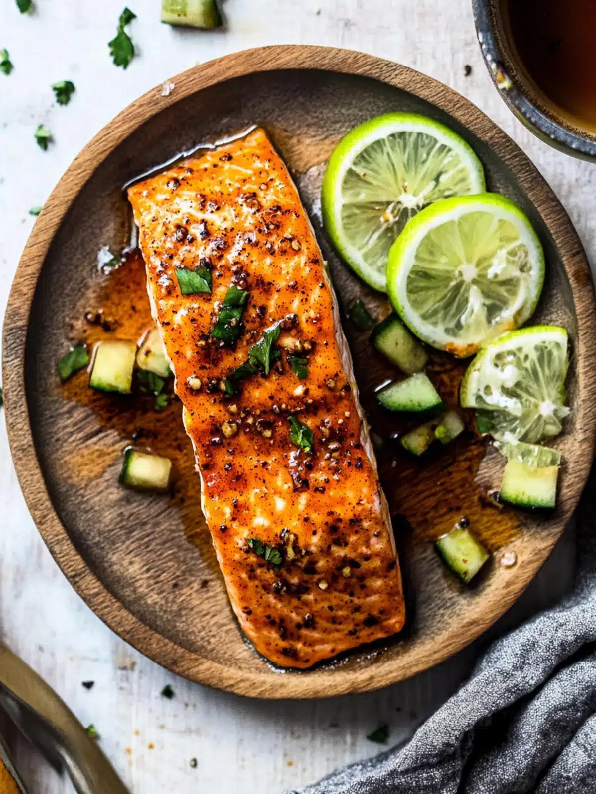 Baked Five Spice Salmon (30 minute meal!)