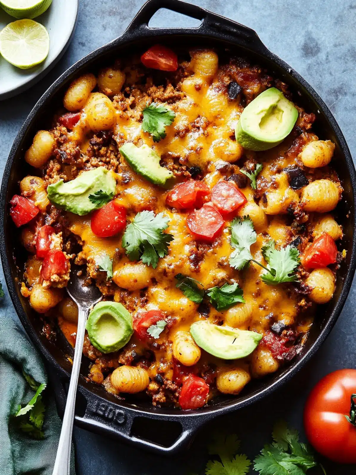 Taco Gnocchi Bake