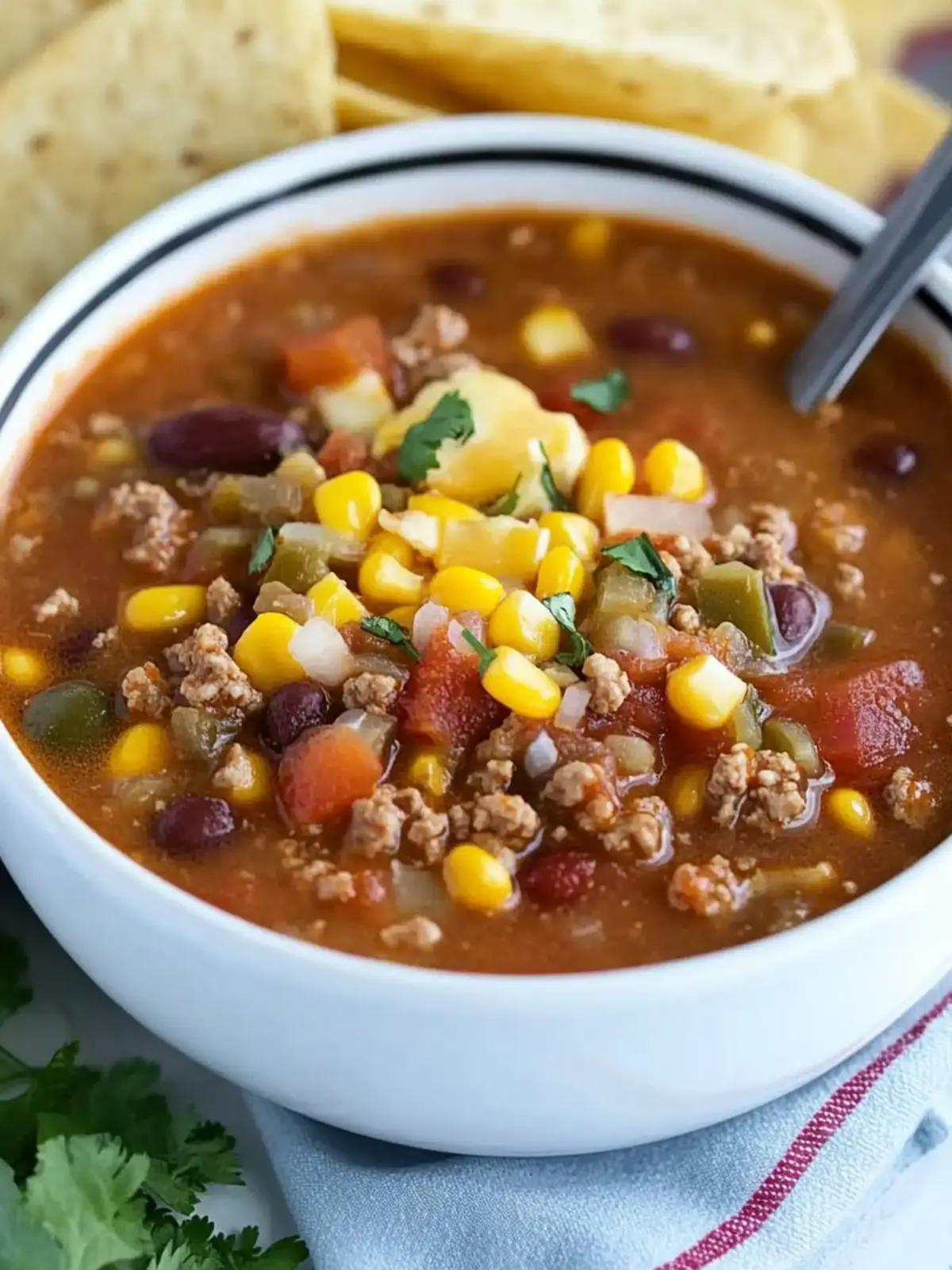 Crock Pot Taco Soup: Hearty Flavor in Every Easy Spoonful 3 Crock Pot Taco Soup