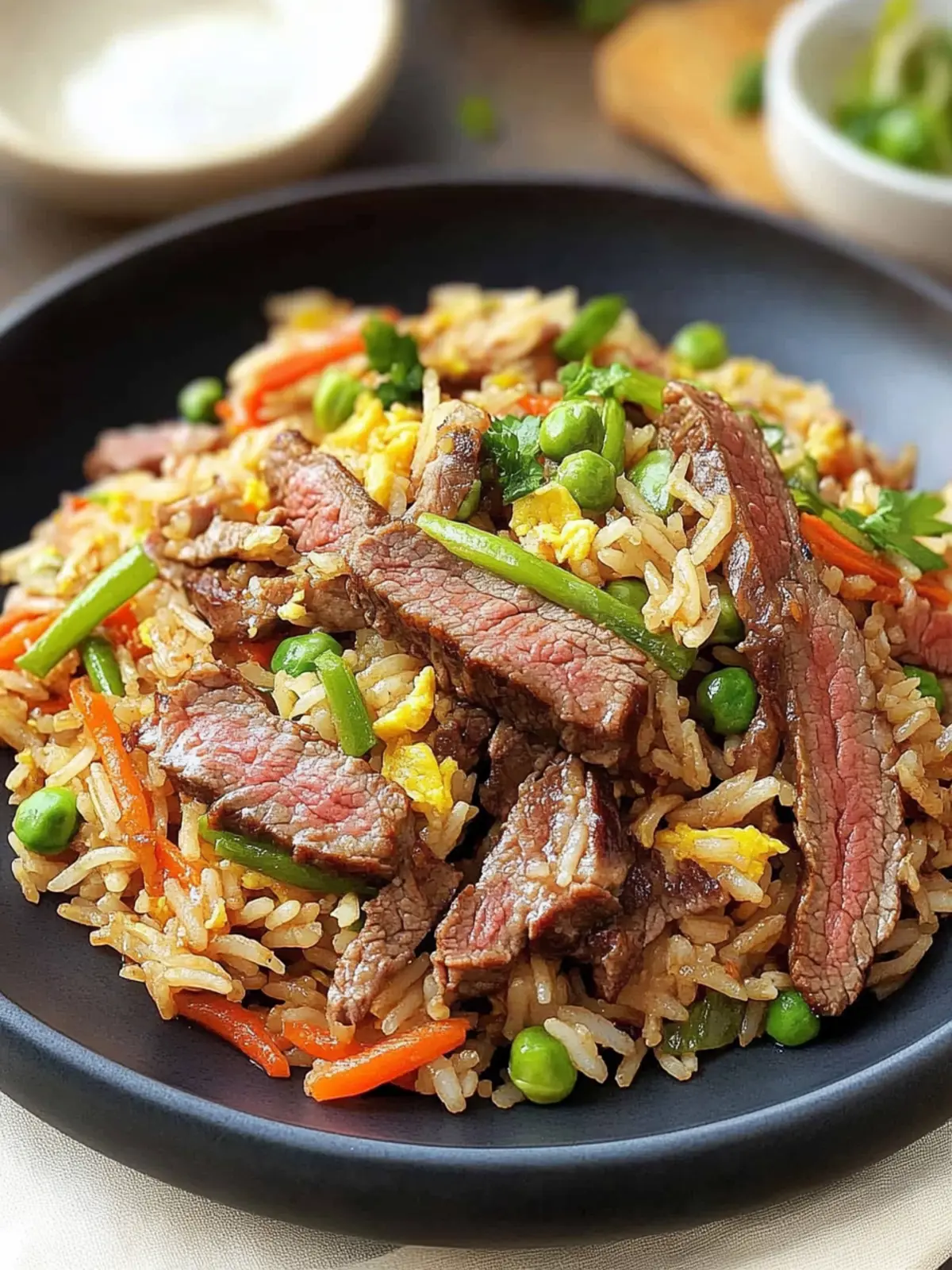 Ginger Steak Fried Rice