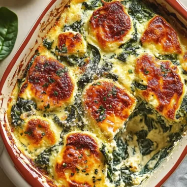 Spinach Florentine Breakfast Casserole