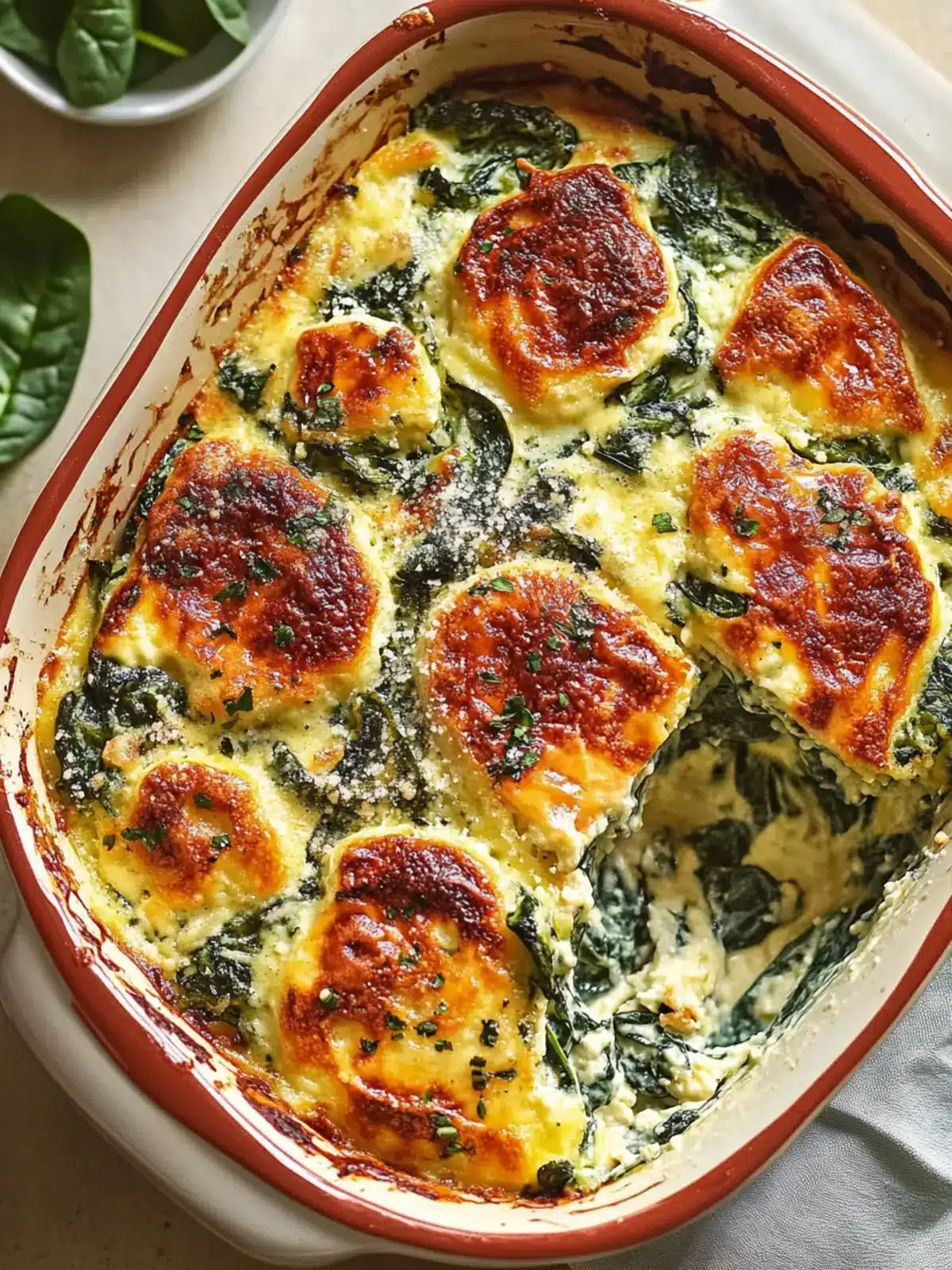 Delicious Spinach Florentine Breakfast Casserole to Savor 5 Spinach Florentine Breakfast Casserole
