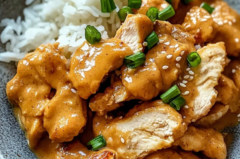 Chinese Peanut Butter Chicken