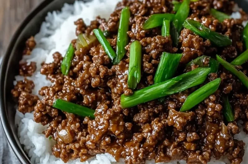 Easy Mongolian Ground Beef Recipe