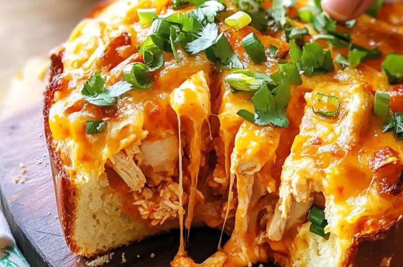Buffalo Chicken Pull-Apart Bread